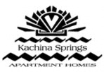 the logo of the kachina springs apartment homes association